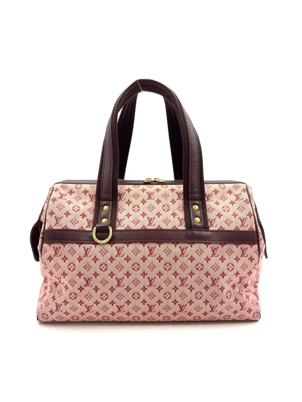 Louis Vuitton Josephine GM Monogram Mini Cerise Leather Canvas Bordeaux Handbag